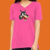Missy's Relaxed Jersey Short-Sleeve V-Neck T-Shirt Thumbnail