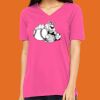 Missy's Relaxed Jersey Short-Sleeve V-Neck T-Shirt Thumbnail