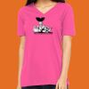 Missy's Relaxed Jersey Short-Sleeve V-Neck T-Shirt Thumbnail