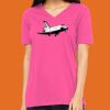 Missy's Relaxed Jersey Short-Sleeve V-Neck T-Shirt Thumbnail