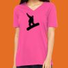 Missy's Relaxed Jersey Short-Sleeve V-Neck T-Shirt Thumbnail