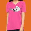 Missy's Relaxed Jersey Short-Sleeve V-Neck T-Shirt Thumbnail