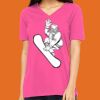 Missy's Relaxed Jersey Short-Sleeve V-Neck T-Shirt Thumbnail
