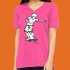 Missy's Relaxed Jersey Short-Sleeve V-Neck T-Shirt Thumbnail