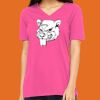 Missy's Relaxed Jersey Short-Sleeve V-Neck T-Shirt Thumbnail