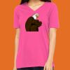 Missy's Relaxed Jersey Short-Sleeve V-Neck T-Shirt Thumbnail