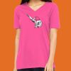 Missy's Relaxed Jersey Short-Sleeve V-Neck T-Shirt Thumbnail