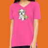 Missy's Relaxed Jersey Short-Sleeve V-Neck T-Shirt Thumbnail