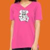 Missy's Relaxed Jersey Short-Sleeve V-Neck T-Shirt Thumbnail
