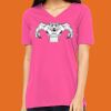 Missy's Relaxed Jersey Short-Sleeve V-Neck T-Shirt Thumbnail