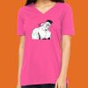 Missy's Relaxed Jersey Short-Sleeve V-Neck T-Shirt Thumbnail