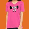 Missy's Relaxed Jersey Short-Sleeve V-Neck T-Shirt Thumbnail