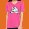 Missy's Relaxed Jersey Short-Sleeve V-Neck T-Shirt Thumbnail
