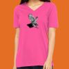 Missy's Relaxed Jersey Short-Sleeve V-Neck T-Shirt Thumbnail
