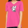 Missy's Relaxed Jersey Short-Sleeve V-Neck T-Shirt Thumbnail