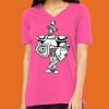 Missy's Relaxed Jersey Short-Sleeve V-Neck T-Shirt Thumbnail