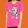 Missy's Relaxed Jersey Short-Sleeve V-Neck T-Shirt Thumbnail