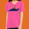 Missy's Relaxed Jersey Short-Sleeve V-Neck T-Shirt Thumbnail