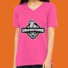 Missy's Relaxed Jersey Short-Sleeve V-Neck T-Shirt Thumbnail