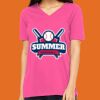 Missy's Relaxed Jersey Short-Sleeve V-Neck T-Shirt Thumbnail