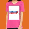 Missy's Relaxed Jersey Short-Sleeve V-Neck T-Shirt Thumbnail