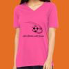 Missy's Relaxed Jersey Short-Sleeve V-Neck T-Shirt Thumbnail