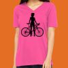 Missy's Relaxed Jersey Short-Sleeve V-Neck T-Shirt Thumbnail