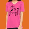 Missy's Relaxed Jersey Short-Sleeve V-Neck T-Shirt Thumbnail