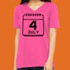 Missy's Relaxed Jersey Short-Sleeve V-Neck T-Shirt Thumbnail