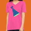 Missy's Relaxed Jersey Short-Sleeve V-Neck T-Shirt Thumbnail