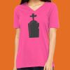 Missy's Relaxed Jersey Short-Sleeve V-Neck T-Shirt Thumbnail