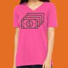 Missy's Relaxed Jersey Short-Sleeve V-Neck T-Shirt Thumbnail