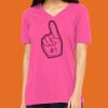 Missy's Relaxed Jersey Short-Sleeve V-Neck T-Shirt Thumbnail