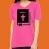 Missy's Relaxed Jersey Short-Sleeve V-Neck T-Shirt Thumbnail