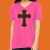 Missy's Relaxed Jersey Short-Sleeve V-Neck T-Shirt Thumbnail