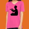 Missy's Relaxed Jersey Short-Sleeve V-Neck T-Shirt Thumbnail