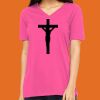 Missy's Relaxed Jersey Short-Sleeve V-Neck T-Shirt Thumbnail