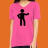 Missy's Relaxed Jersey Short-Sleeve V-Neck T-Shirt Thumbnail