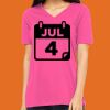 Missy's Relaxed Jersey Short-Sleeve V-Neck T-Shirt Thumbnail