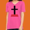 Missy's Relaxed Jersey Short-Sleeve V-Neck T-Shirt Thumbnail