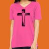 Missy's Relaxed Jersey Short-Sleeve V-Neck T-Shirt Thumbnail