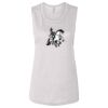 Ladies' Bella Flowy Scoop Muscle Tank Thumbnail