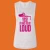 Ladies' Bella Flowy Scoop Muscle Tank Thumbnail