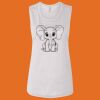 Ladies' Bella Flowy Scoop Muscle Tank Thumbnail