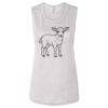 Ladies' Bella Flowy Scoop Muscle Tank Thumbnail