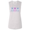 Ladies' Bella Flowy Scoop Muscle Tank Thumbnail