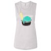 Ladies' Bella Flowy Scoop Muscle Tank Thumbnail