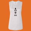 Ladies' Bella Flowy Scoop Muscle Tank Thumbnail