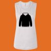 Ladies' Bella Flowy Scoop Muscle Tank Thumbnail