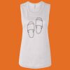 Ladies' Bella Flowy Scoop Muscle Tank Thumbnail